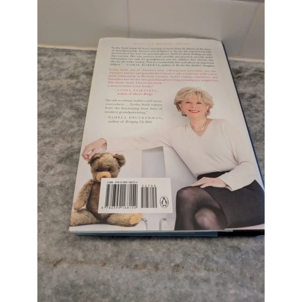 Becoming Grandma - Lesley Stahl (Hardcover, 2016,‎ Dust Jacket)